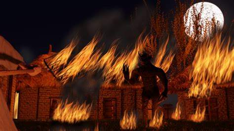 why did charles lee burn the village